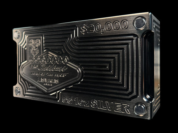 "BLACK MAGIC" 20K 55 1oz Silver Bricks