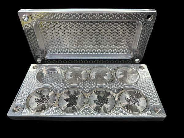 7.5K/24 1oz Silver Coins Brick Sale — Machined Aluminum — Bundle & Save