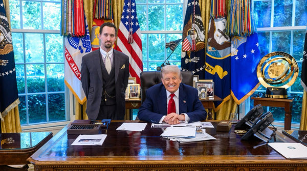 Exclusive 24K Gold-Plated Presidential Seal Coaster Set – As Gifted by President Donald Trump