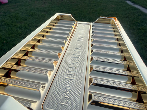 Donald Trump 24K Gold Presidential Pen Tray