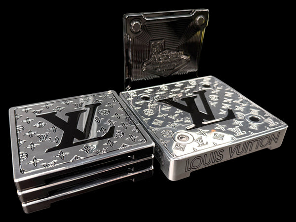 Custom Luxury Polished Aluminum Coaster Set