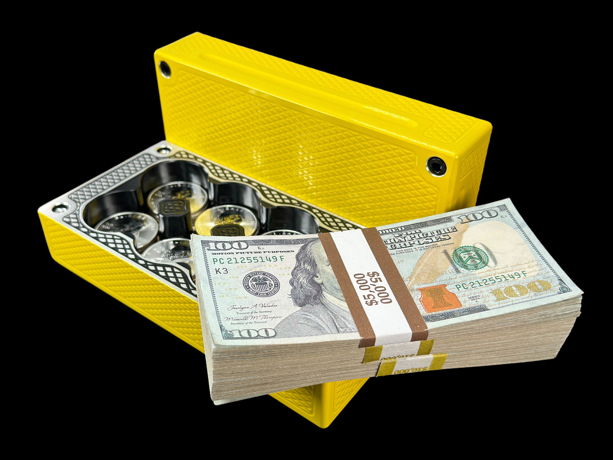 25k 80oz Silver Coin Satin Yellow Ak Black Survival Brick Gorilla