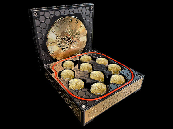 Gold Canada Maple Leaf Brick - 70 OZ Capacity