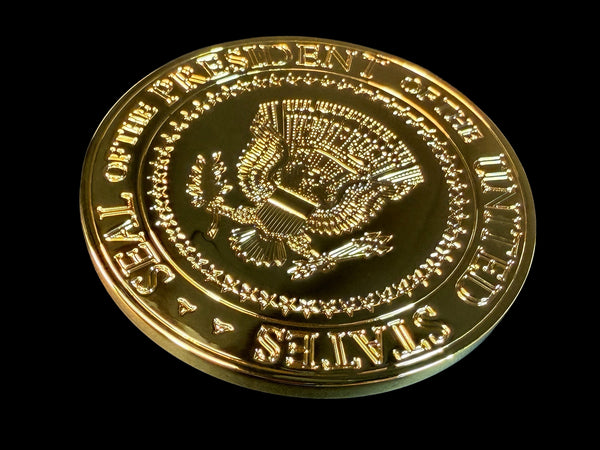 24K Gold Donald J. Trump Individual Coaster