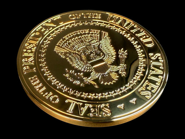 24K Gold Donald J. Trump Individual Coaster