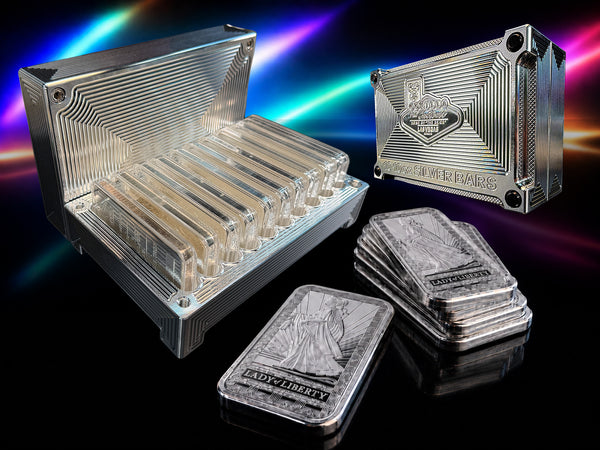 10 10oz Silver Bars Brick