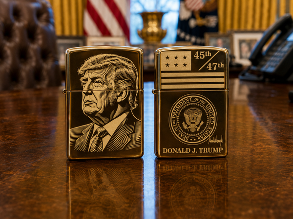 President Trump Engraved Zippo Lighter