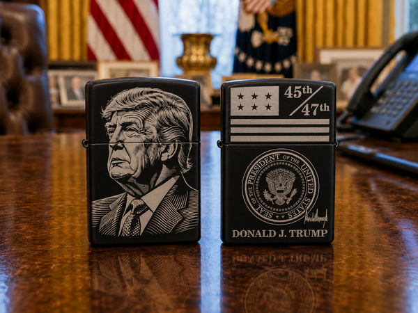 President Trump Engraved Zippo Lighter