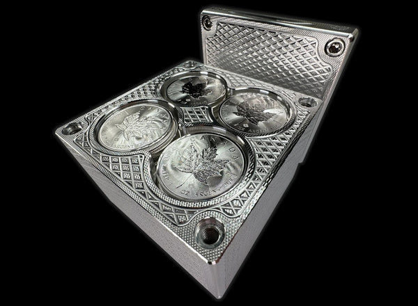 Cyber Monday Deal — 80oz 4×4 Machined Silver Stacker Survival Brick