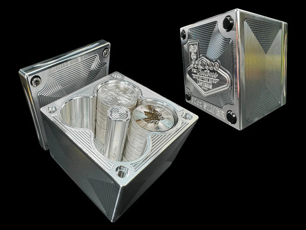 Cyber Monday Deal — 80oz 4×4 Machined Silver Stacker Survival Brick