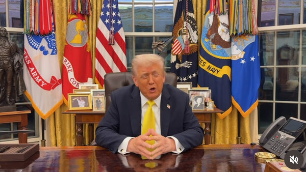 Exclusive 24K Gold-Plated Presidential Seal Coaster Set – As Gifted by President Donald Trump