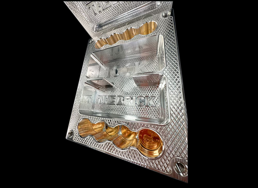 100k 160oz Gold Coins Polished Survival Brick Price As Shown 3 799