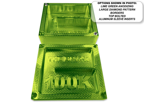 WALL Brick- LIME GREEN - $100,000 Capacity - Weight 107.20oz
