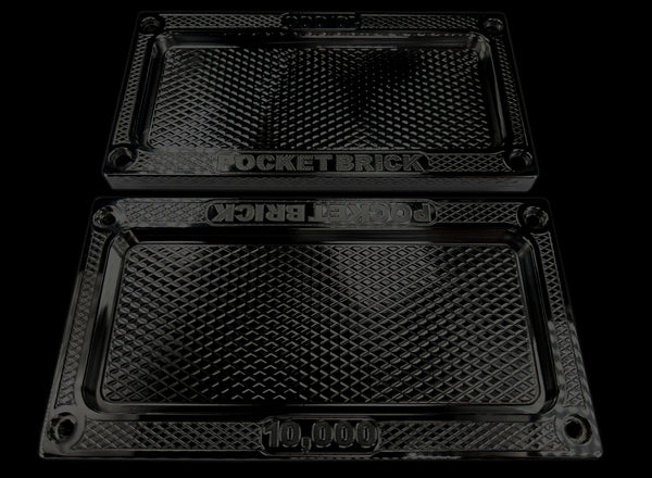POCKET Brick - JET BLACK - $10,000 Capacity - Weight 29.76oz