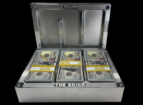 WALL Brick - POLISHED ALUMINUM - $150,000 Capacity - Weight ----oz