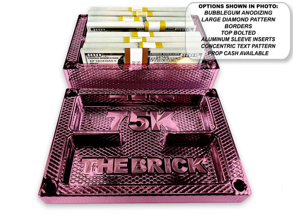 WALL Brick - BUBBLEGUM PINK - $75,000 Capacity - Weight 85.36oz