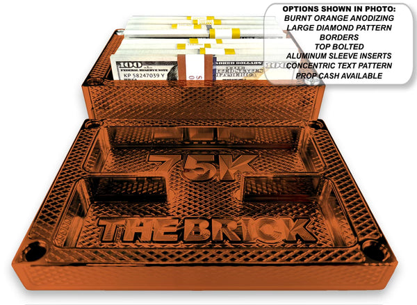 WALL Brick - BURNT ORANGE - $75,000 Capacity - Weight 85.36oz