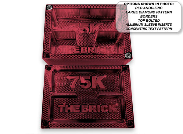 WALL Brick - RED - $75,000 Capacity - Weight 85.36oz