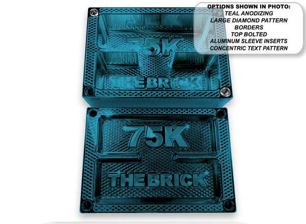 WALL Brick - TEAL BLUE - $75,000 Capacity - Weight 85.36oz